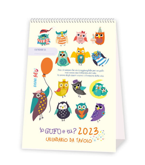 Libro Io gufo e tu? Calendario da tavolo 2023 di  - ean 9788826206653 - Edizioni del Baldo