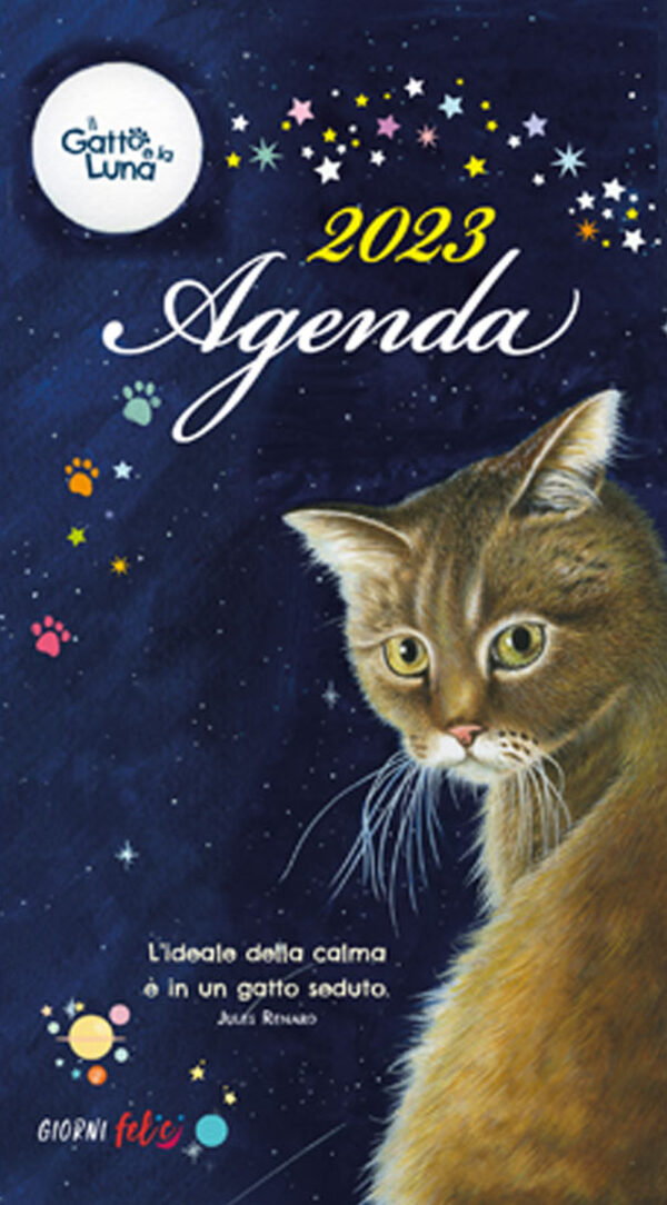 Libro Il gatto e la luna. Agenda 2023 di  - ean 9788826206769 - Edizioni del Baldo