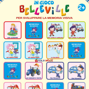 Libro Memoria in gioco. Belleville. Accoppia la coppia per sviluppare la memoria visiva di  - ean 9788826208114 - Edizioni del Baldo