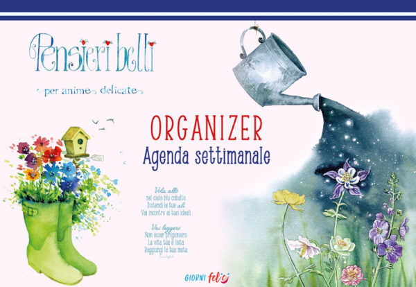 Libro Agenda settimanale Pensieri belli per anime delicate. Organizer di  - ean 9788826208442 - Edizioni del Baldo