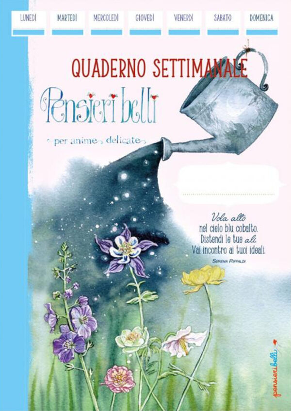 Libro Quaderno Settimanale Pensieri belli per anime delicate di  - ean 9788826208923 - Edizioni del Baldo