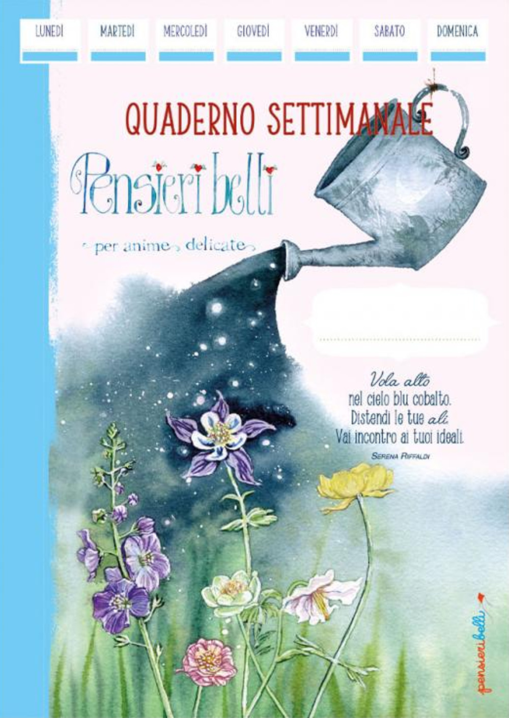 Libro Quaderno Settimanale Pensieri belli per anime delicate di  - ean 9788826208923 - Edizioni del Baldo