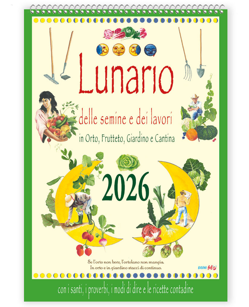 Libro Lunario delle semine. Calendario 2026 di - ean 9788826209098 - Edizioni del Baldo