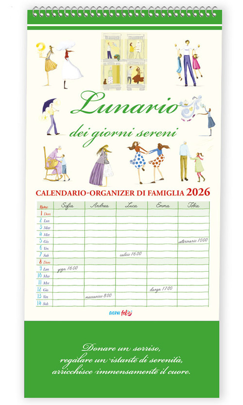 Libro Lunario dei giorni sereni. Calendario 2026 di  - ean 9788826209111 - Edizioni del Baldo