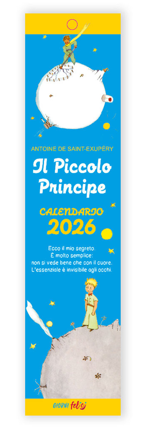 Libro Piccolo Principe. Calendarietto 2026 di  - ean 9788826209173 - Edizioni del Baldo