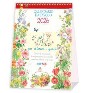 Libro Fleurs per colorare i giorni. Calendario da tavolo 2026 di  - ean 9788826209210 - Edizioni del Baldo