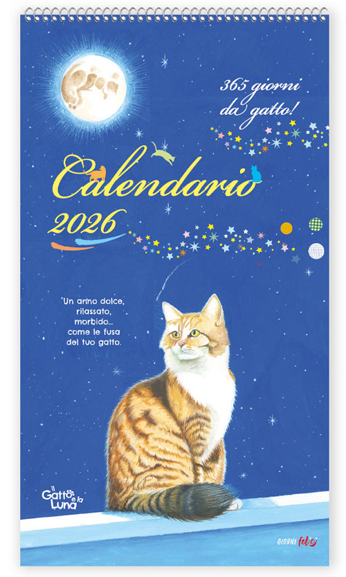 Libro gatto e la luna. Calendario 2026 di  - ean 9788826209227 - Edizioni del Baldo