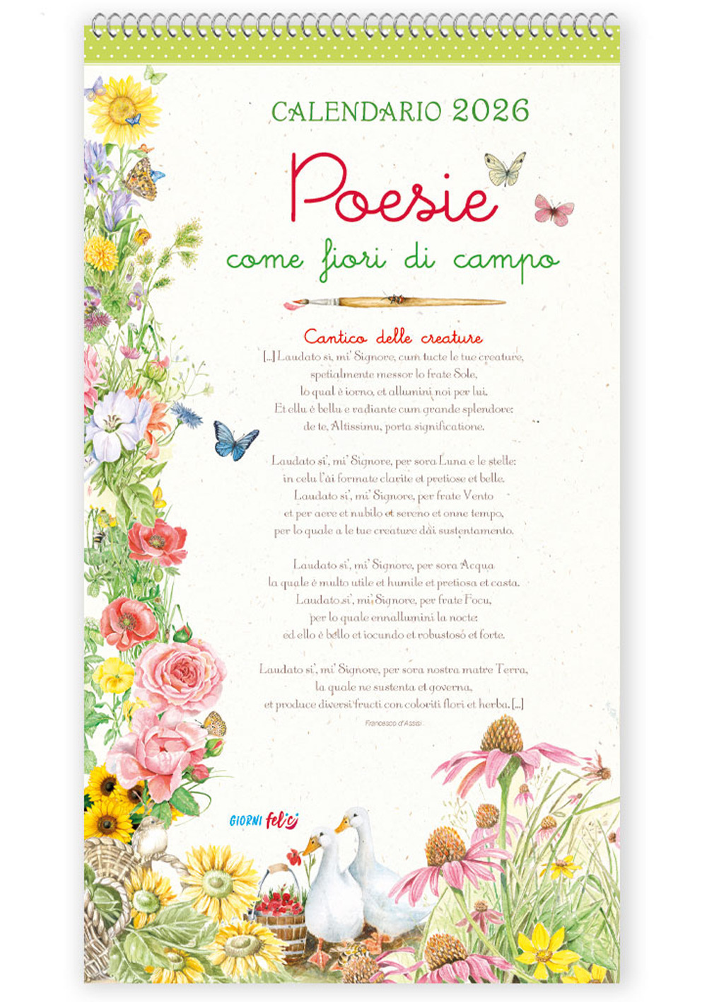 Libro Poesie come fiori di campo. Calendario 2026 di  - ean 9788826209234 - Edizioni del Baldo