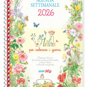 Libro Agenda settimanale 2026. Fleurs per colorare i giorni di  - ean 9788826209340 - Edizioni del Baldo