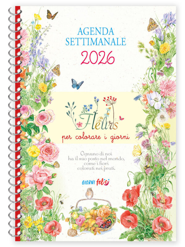 Libro Agenda settimanale 2026. Fleurs per colorare i giorni di  - ean 9788826209340 - Edizioni del Baldo
