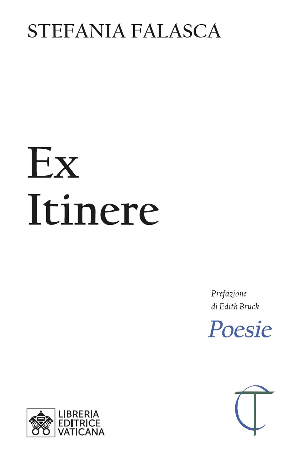 Libro Ex itinere di Stefania Falasca - ean 9788826606545 - Libreria Editrice Vaticana
