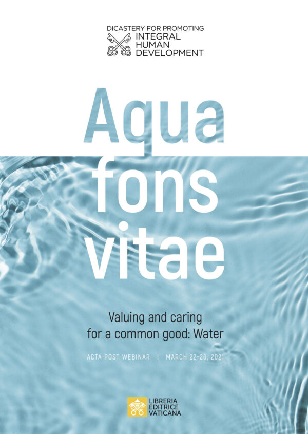 Libro Aqua fons vita. Valuing and caring for a common good: Water. Acta post webinar. March 22-26