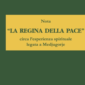 Libro regina della pace». Nota circa l'esperienza spirituale legata a Medjugorje di  - ean 9788826609355 - Libreria Editrice Vaticana