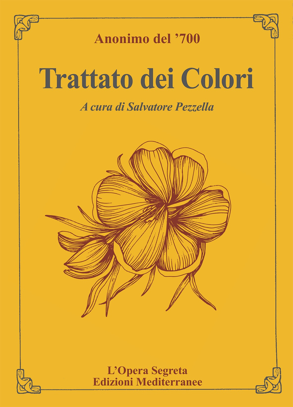 Libro Trattato dei colori di Anonimo del '700 - ean 9788827232248 - Edizioni Mediterranee