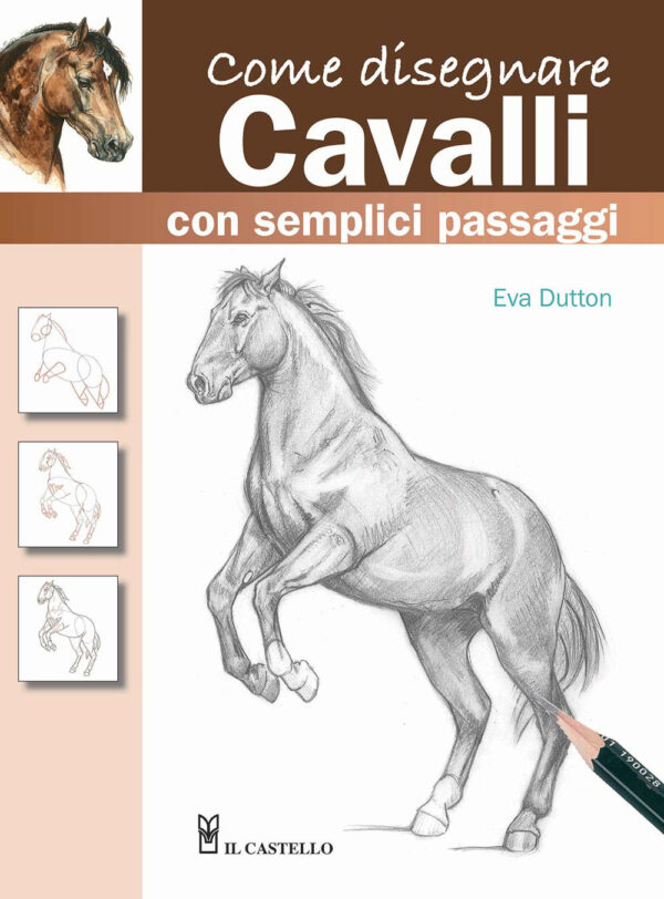 Libro Come disegnare cavalli con semplici passaggi di Eva Dutton - ean 9788827602140 - Il Castello