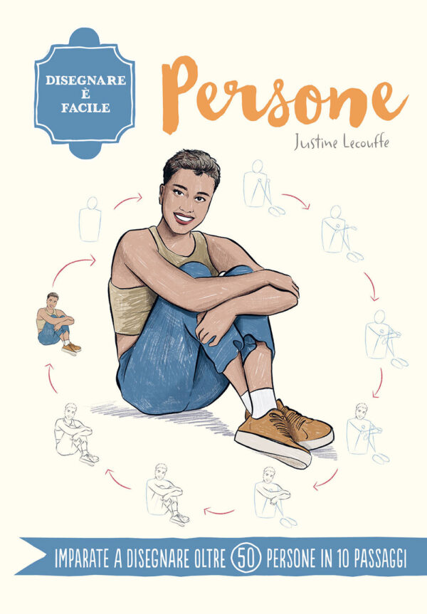 Libro Persone. Disegnare è facile di Justine Lecouffe - ean 9788827605004 - Il Castello