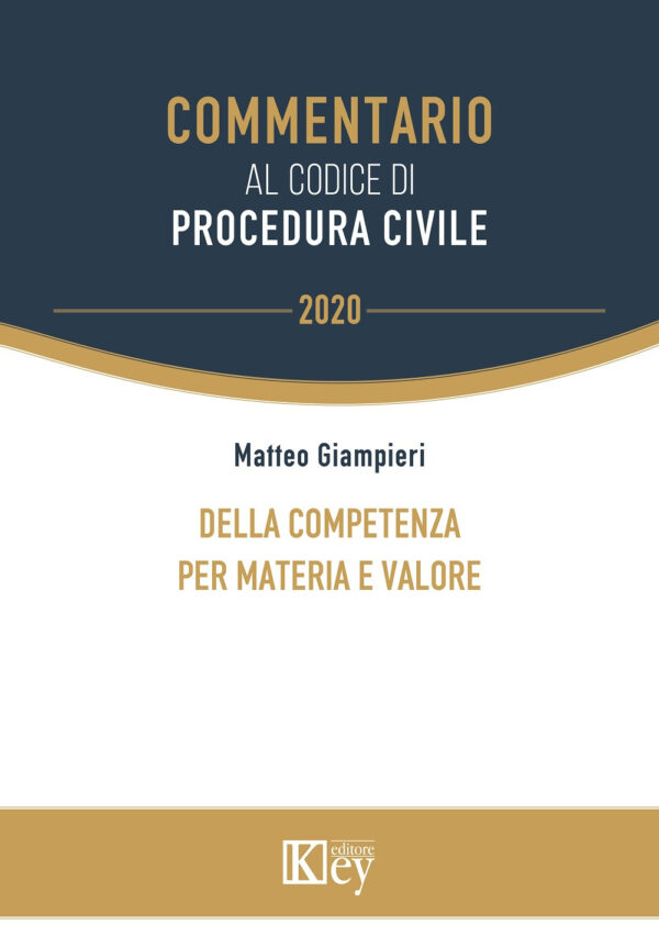 Libro Della competenza per materia e valore di Matteo Giampieri - ean 9788827905180 - Key Editore