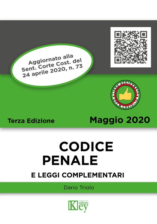 Libro Codice penale e leggi complementari di Dario Primo Triolo - ean 9788827905807 - Key Editore